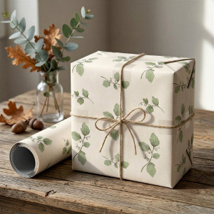 Aquarell-Ranken-Geschenkverpackungspapier Geschenkpapier