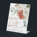 Aquarell Red Winter Christmas Foto Standzeichen Sockelschild<br><div class="desc">Aquarell Red Winter Christmas Foto Standzeichen</div>
