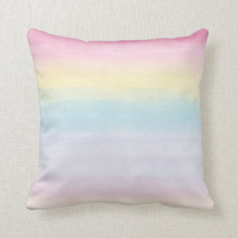 Aquarell-Regenbogen-Pastell - alle Wahlen Kissen