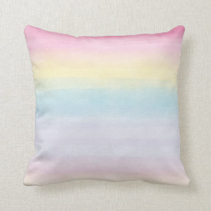 Aquarell-Regenbogen-Pastell - alle Wahlen Kissen