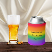 Aquarell-Regenbogen-Schwule-Hochzeit
