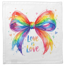 Aquarell-Regenbogen-Stolz-Bogen "Liebe ist Liebe"