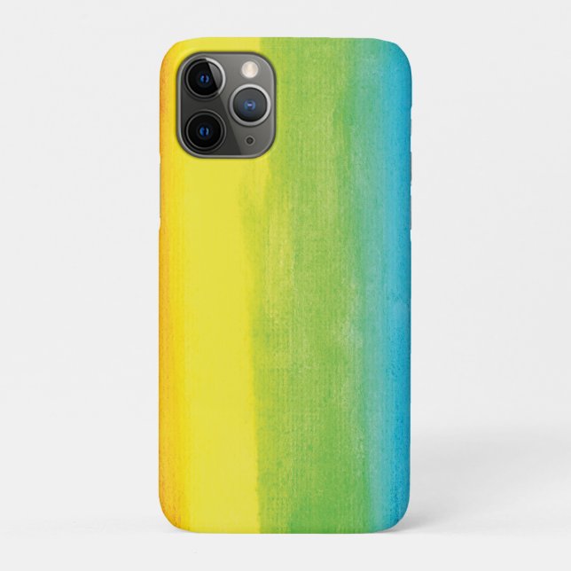 Aquarell-Regenbogen-Stolz Hellig Lebendig Case-Mate iPhone Hülle (Rückseite)
