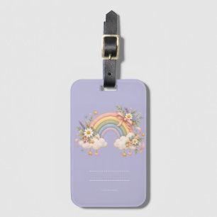 Aquarell-Regenbogengeschenk – Charmante Wolke Gepäckanhänger