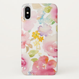 Aquarell-Rosa des Hochsommer-  mit Blumen Case-Mate iPhone Hülle