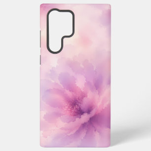Aquarell-Rosa-Lavendel-Blüten-Abstrakt Samsung Galaxy Hülle