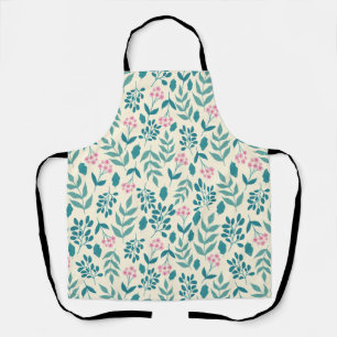 Aquarell-Rosatöne-Blumenmuster coole Frauen Gesche Schürze