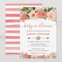 Aquarell Rosen Blume Kinderdusche