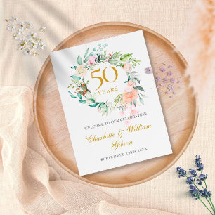Aquarell-Rosen-Grünzeug-Blumen-Menü-Wahl-RSVP RSVP Karte