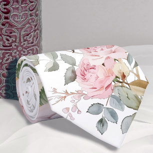 Aquarell-Rosen-Halstuch Krawatte