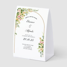 Aquarell-Rosen-Hochzeit