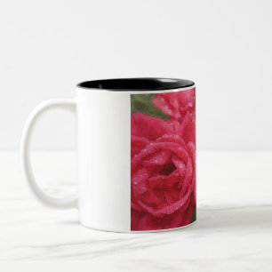 Aquarell-Rosen Zweifarbige Tasse
