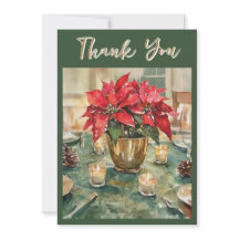 Aquarell Rote Weihnachtsstern Weihnachtsgeschenk