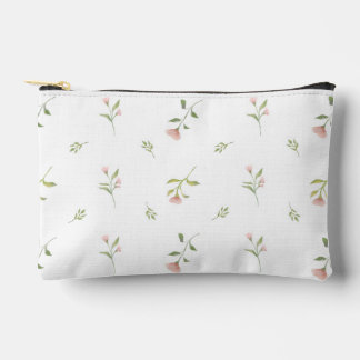 Aquarell rustikale Blumen Zubehörtasche