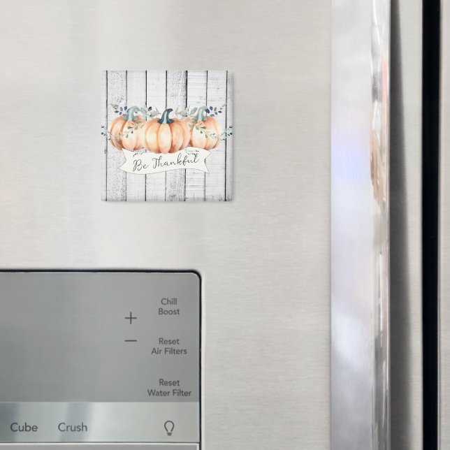 Aquarell-Rustikale Kürbisse Magnet (In Situ (Kühlschrank))