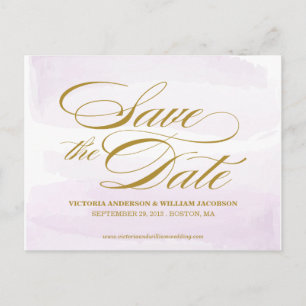 AQUARELL SAVE THE DATE ANKÜNDIGUNG