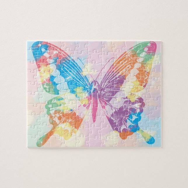 Aquarell-Schmetterling (Horizontal)