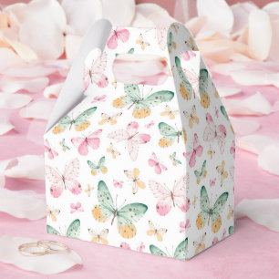 Aquarell-Schmetterlingsmuster Geschenkschachtel