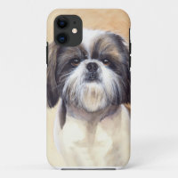Aquarell Shih Tzu iPhone 5 Fall