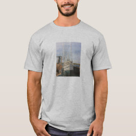 Aquarell Shrimpenboot Küstenfischerei T - Shirt