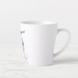 Aquarell-Skater Milchtasse