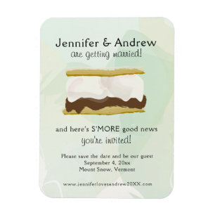 Aquarell S'mores Green Magnet