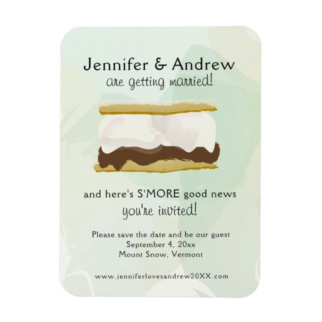 Aquarell S'mores Green Magnet (Vertikal)