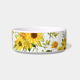 Aquarell-Sonnenblume 8 Napf