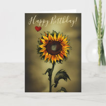 Aquarell Sonnenblumen Liebe Blume Geburtstag
