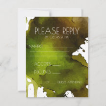 Aquarell-Splat-Hochzeit