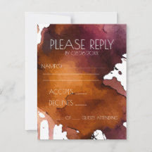 Aquarell-Splat-Hochzeit