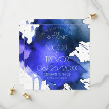 Aquarell-Splat-Hochzeit