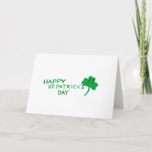 Aquarell-St Patrick Tageskarte Karte