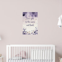 Aquarell-Sterne und Wolken Babyzimmer-Dekor