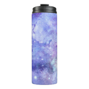 Aquarell-Sternenhimmel-Weltraumliebhaber-Galaxie-S Thermosbecher