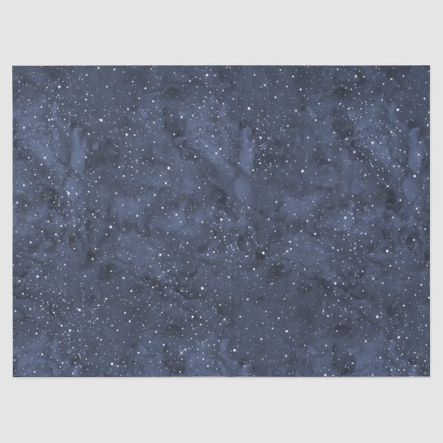 Aquarell-sternenklare Himmel Seidenpapier (Vorderseite)