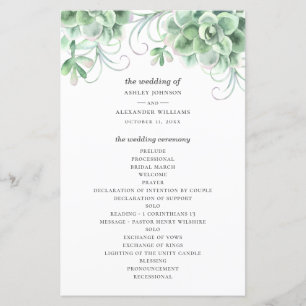 Aquarell Sukkulenten. Grünes Kaktus Hochzeit