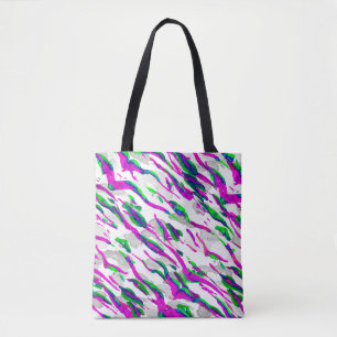 Aquarell-Tarnmuster-Design. Abstrakte Safari-Kache Tasche