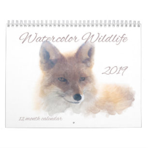 Aquarell-Tier-Kalender Kalender