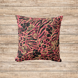 Aquarell Tiersafari Kissen