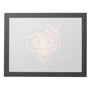 Aquarell-Tigerkopf-Design Notizblock