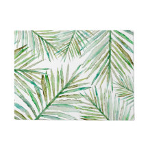 Aquarell-tropisches Palmblatt