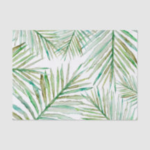 Aquarell-tropisches Palmblatt