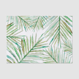 Aquarell-tropisches Palmblatt Seidenpapier