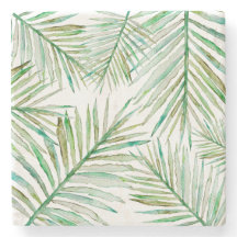 Aquarell-tropisches Palmblatt