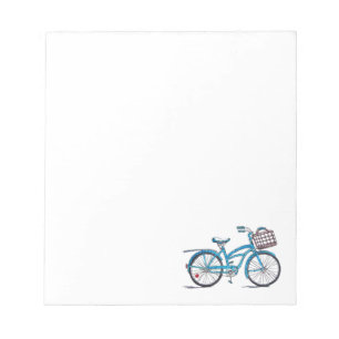 Aquarell-Tupfen-Fahrrad Notizblock