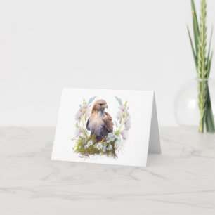 Aquarell und Blume Gruß Karte