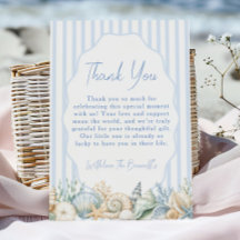 Aquarell Unter dem Meer Blau Baby Shower