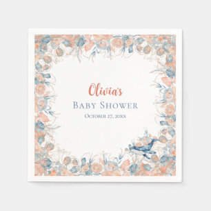 Aquarell Unter dem Meer Wal Baby Shower Servietten