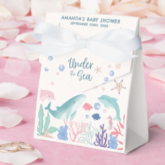 Aquarell unter der Meerwasserdusche Geschenkschachtel